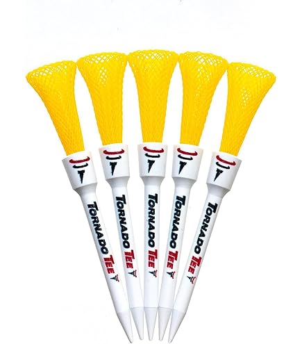 トルネードティー 5本入り 3.25インチ イエロー2袋 Amazon | トルネードティ (TORNADO TEE) ゴルフティー ドラコン